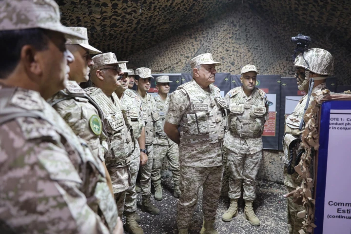 الحنيطي يُتابع مجريات التمرين الليلي "النجم الثاقب" في المنطقة العسكرية الشرقية