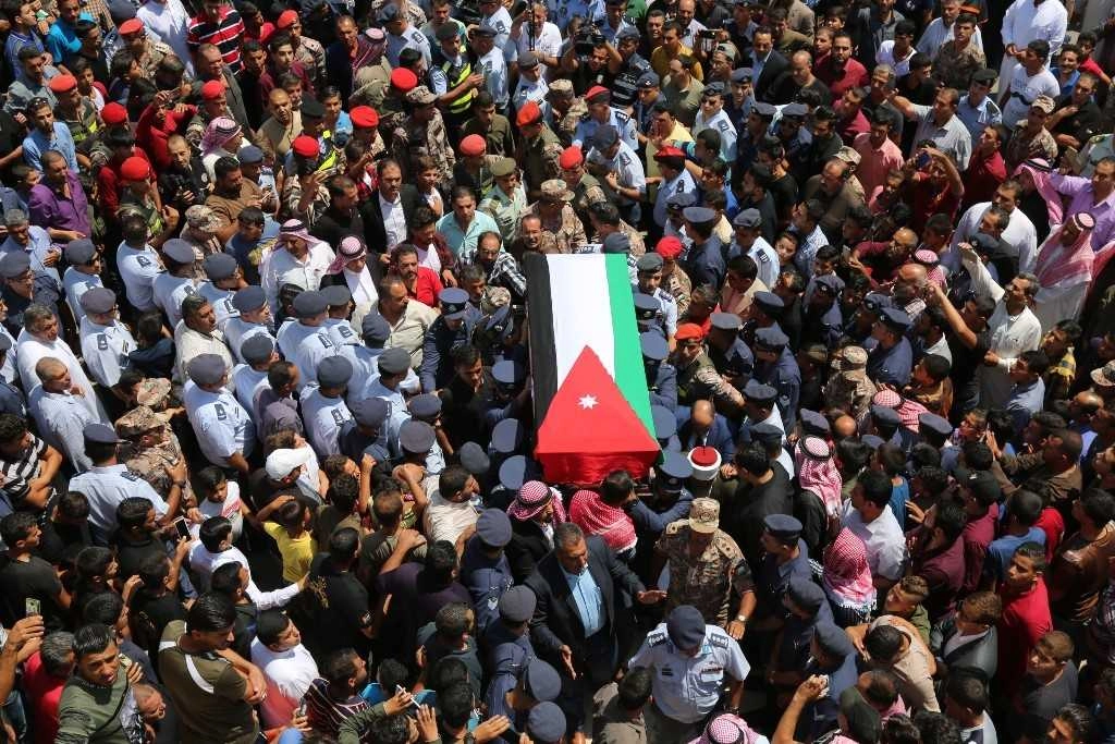 تشييع جثمان الشهيد الخوالدة في المفرق