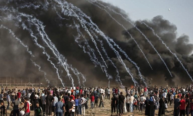 إصابة 240 فلسطينيا برصاص الاحتلال الإسرائيلي