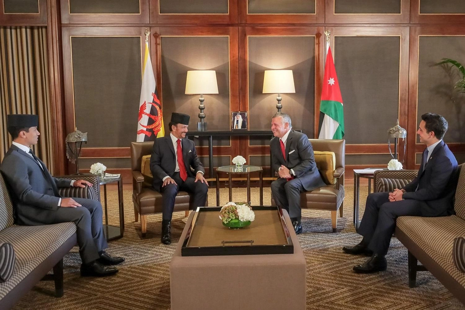 الملك: الأردن حريص على تعميق التعاون مع بروناي 
