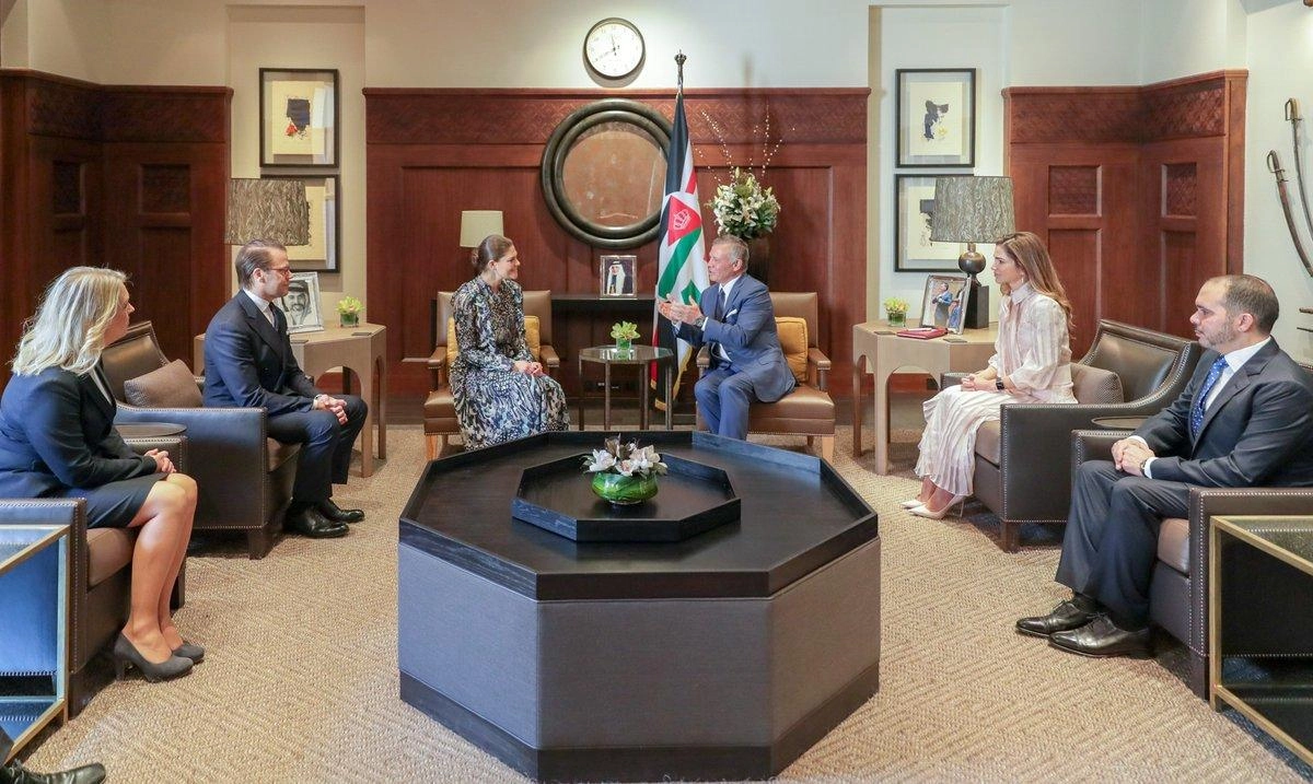 الملك يشكر مواقف السويد الداعمة للسلام وللفلسطينيين 