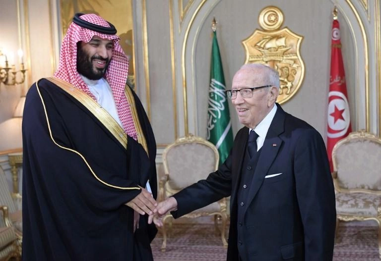 ولي العهد السعودي في زيارة إلى تونس