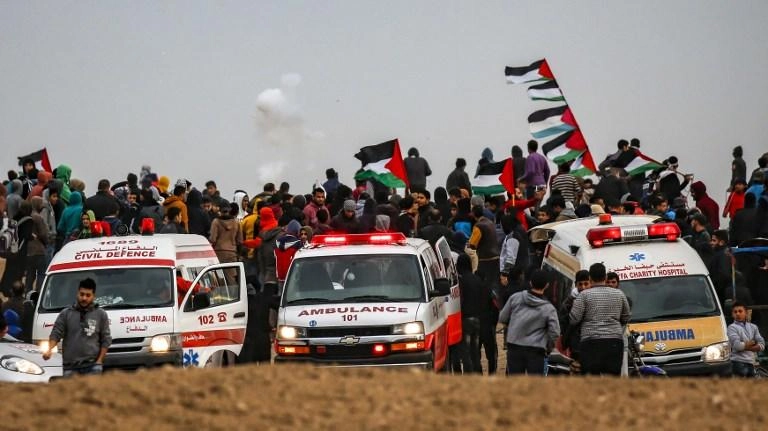إصابة 11 فلسطينيا في مواجهات مع قوات الاحتلال الإسرائيلي