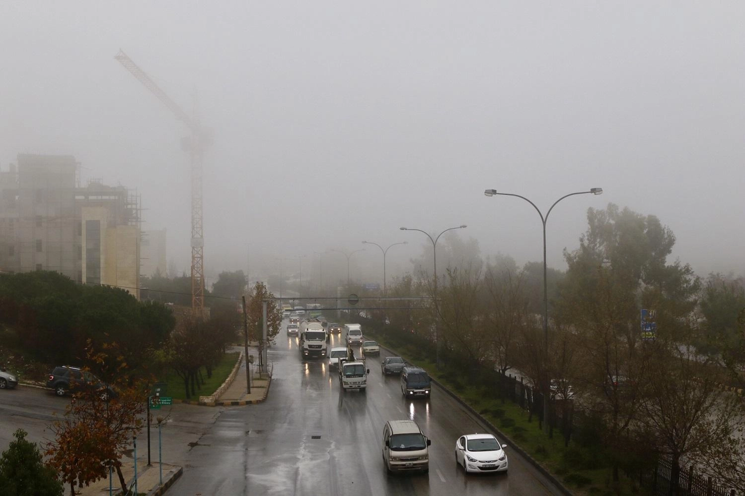 إعلان حالة طوارئ "متوسطة" قبيل بدء المنخفض الجوي 