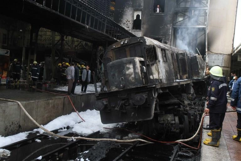النائب العام: حادث قطار القاهرة ناجم عن تصادم