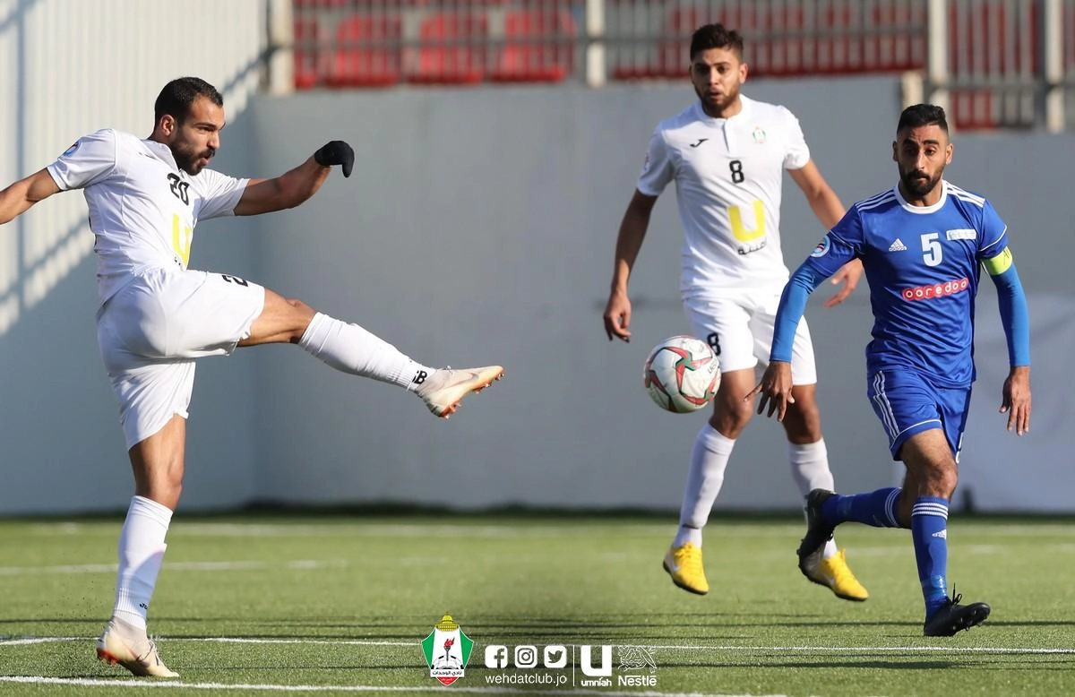 مهاجم الوحدات يسجل 3 أهداف في 5 دقائق