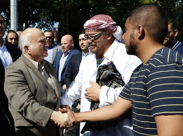 الأمير الحسن يعزي أسر شهداء الأردن في "كرايست تشيرش"