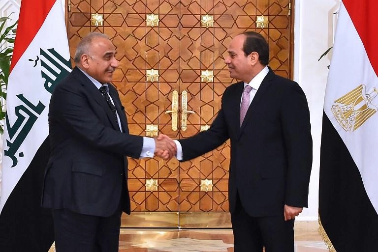 الأمن يتصدر مباحثات رئيس وزراء العراق في مصر