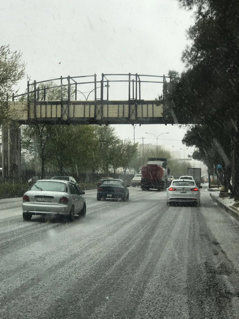 أمطار غزيرة في أغلب مناطق الأردن