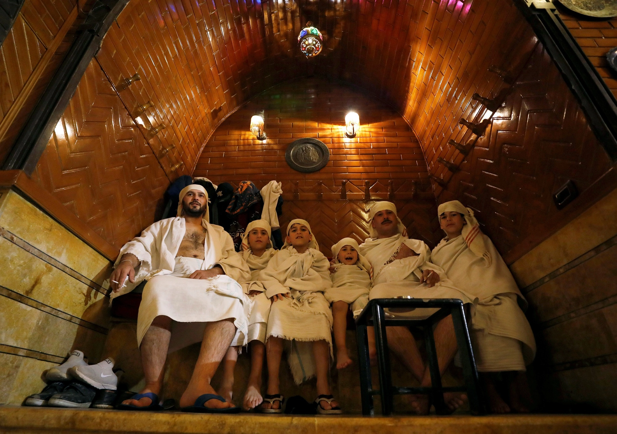 زيارات الحمامات الشعبية تعود من جديد بعد الحرب