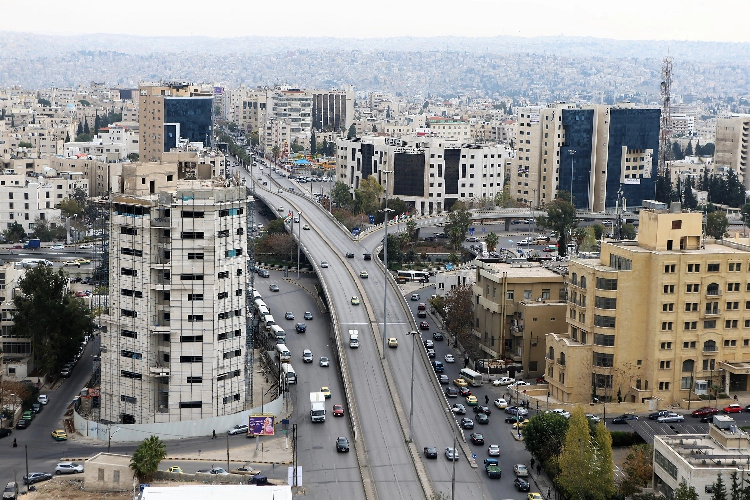 إغلاق مدخل دوّار المدينة للقادمين من دوّار الداخلية