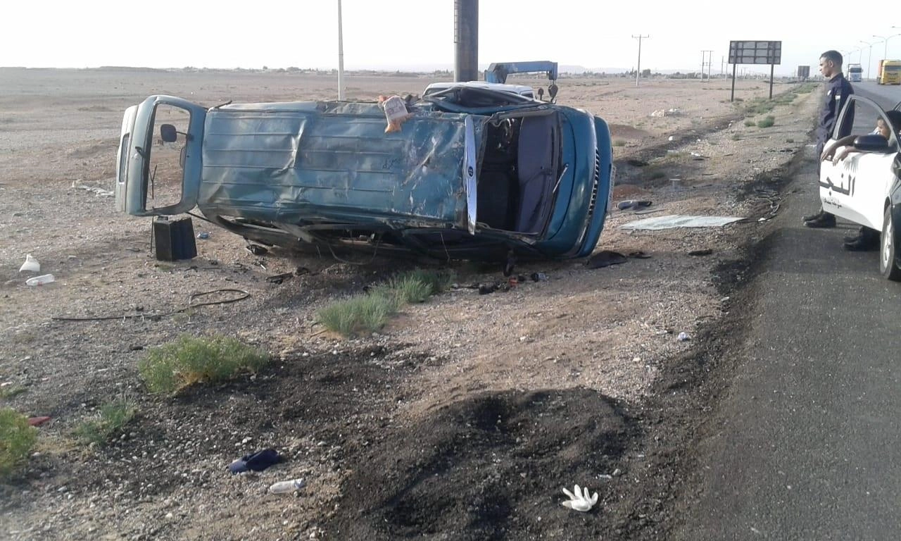 وفاتان و3 إصابات بليغة في حادث تدهور 