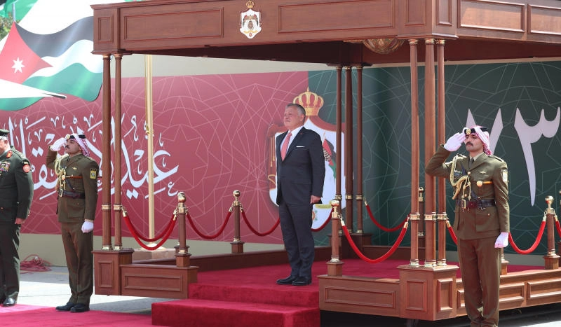 الملك يرعى احتفالات عيد الاستقلال