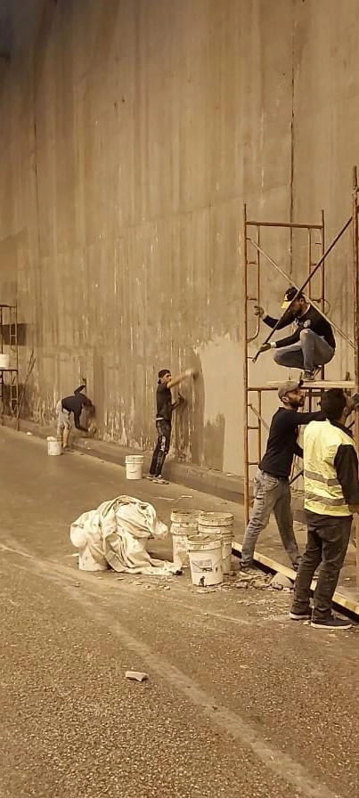 مواصلة صيانة أنفاقا وجسورا مرورية