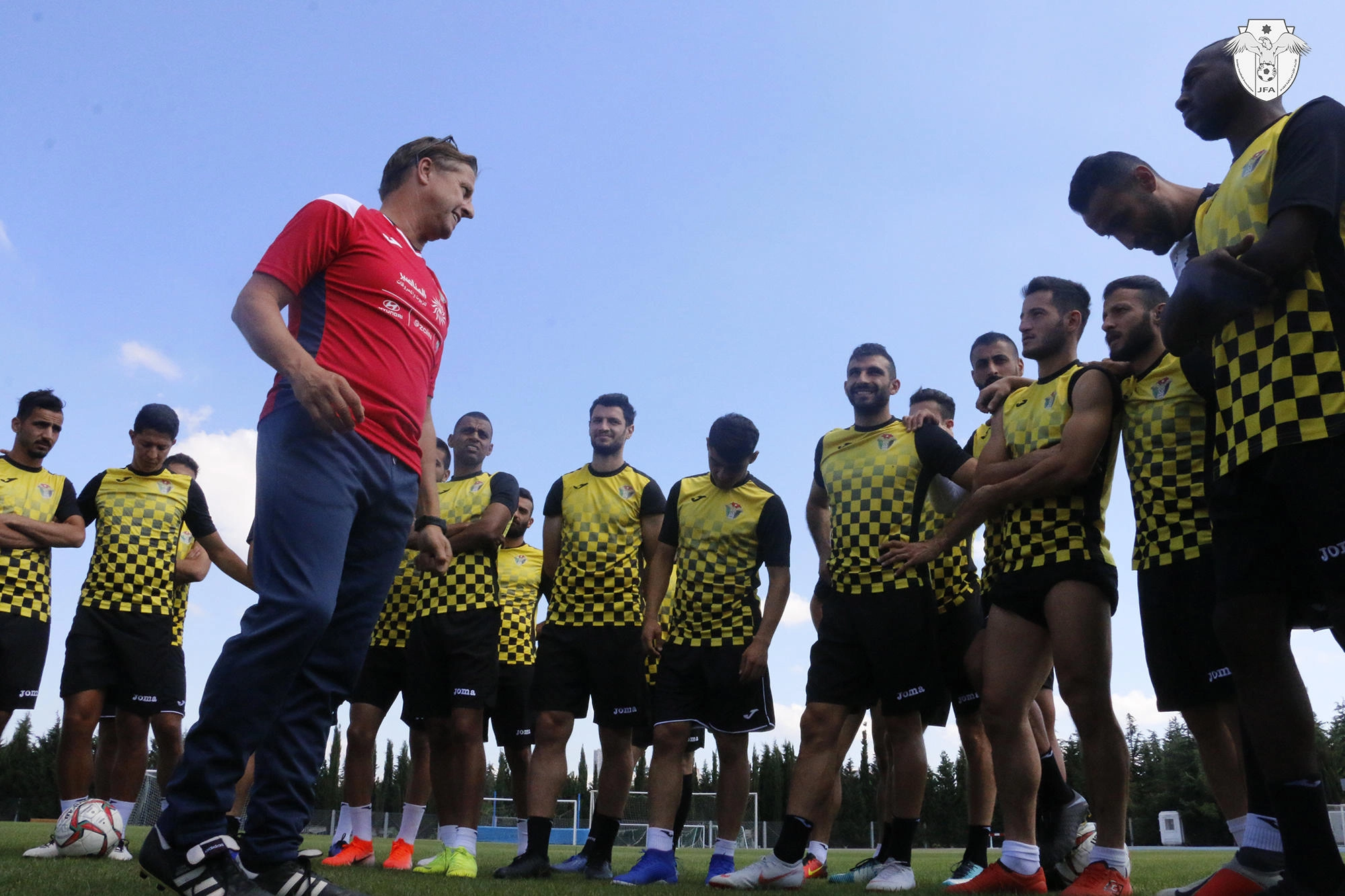 منتخب الأردن يواصل تحضيراته لبطولة غرب آسيا