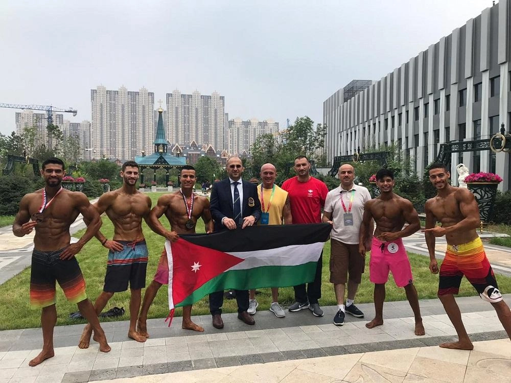 ميداليتان لمنتخب الأردن لبناء الأجسام واللياقة البدنية