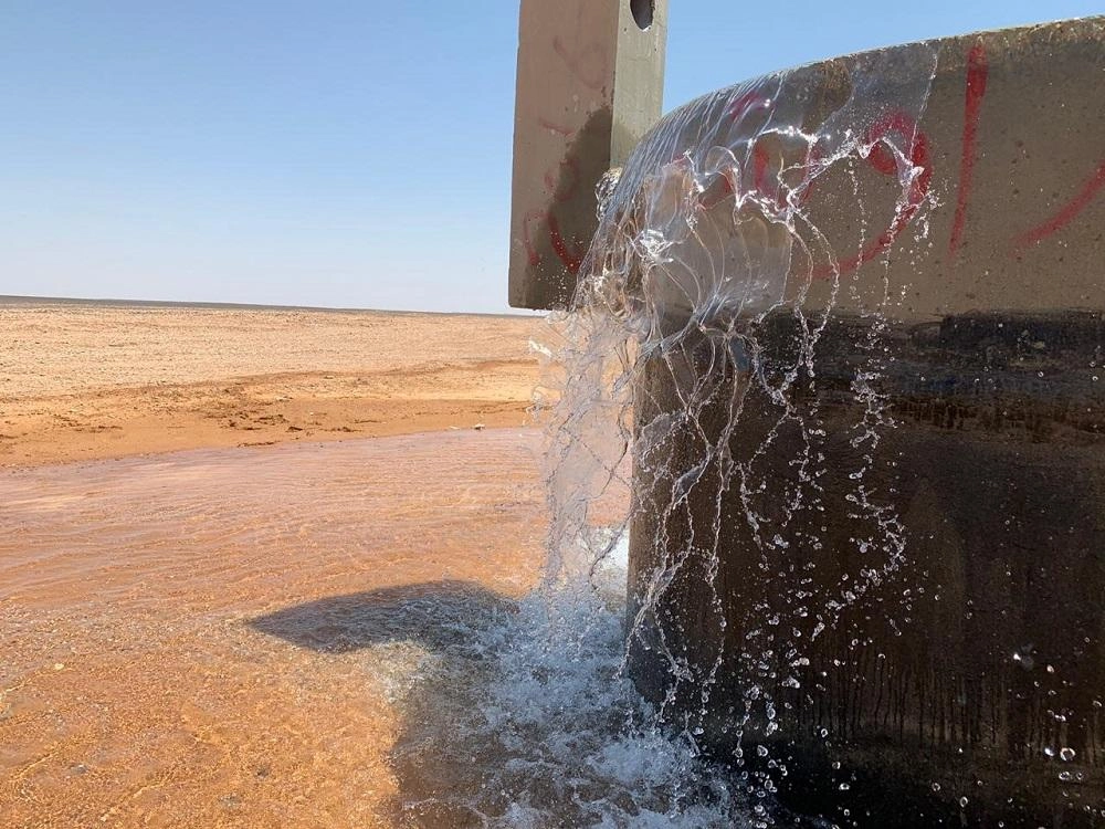 وقف ضخ مياه الديسي بسبب اعتداء قبل أيام