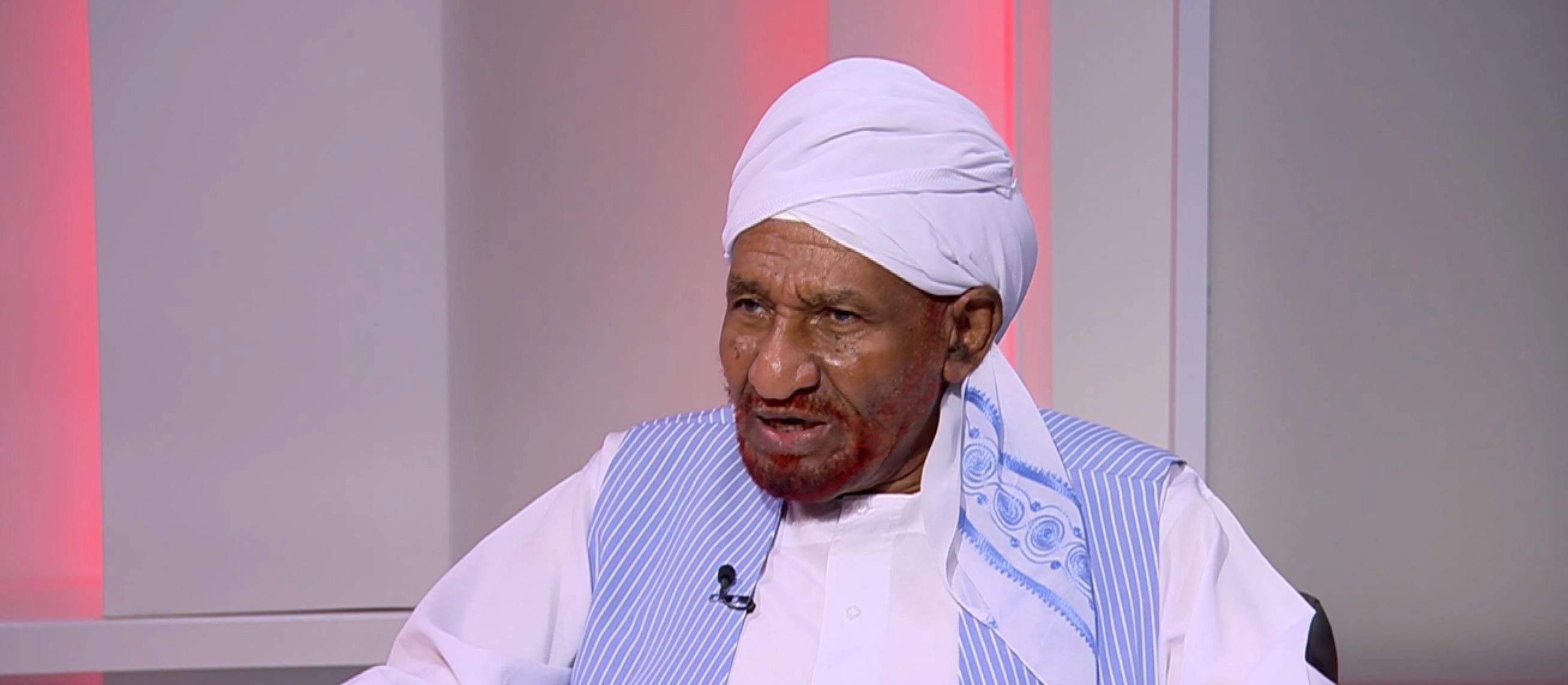 الصادق المهدي: الحكومة السودانية الحالية لن تكون حزبية