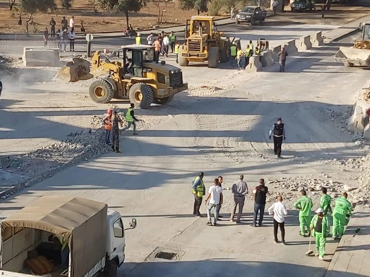 سير اعتيادي ولا إصابات بعد حادث عرضي في شارع الجيش