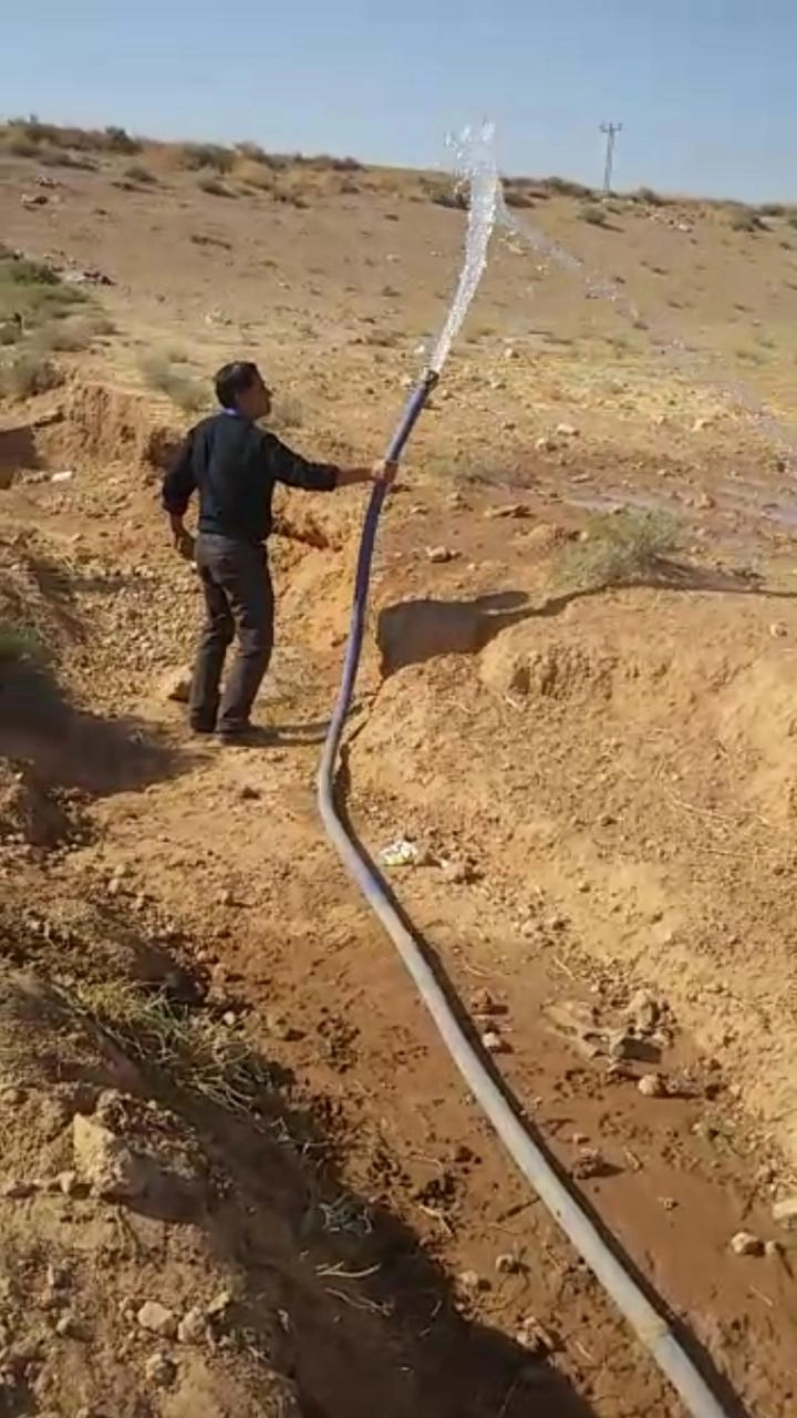 ضبط اعتداء على الخط الناقل الرئيسي إلى منطقة الموقر 