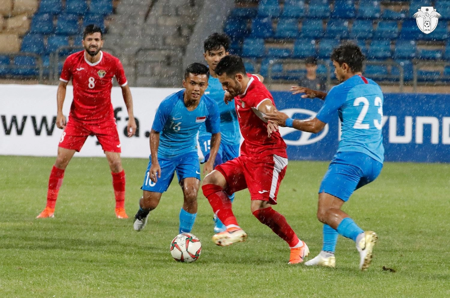 منتخب الأردن يستعد لتصفيات آسيا بتعادل أمام سنغافورة