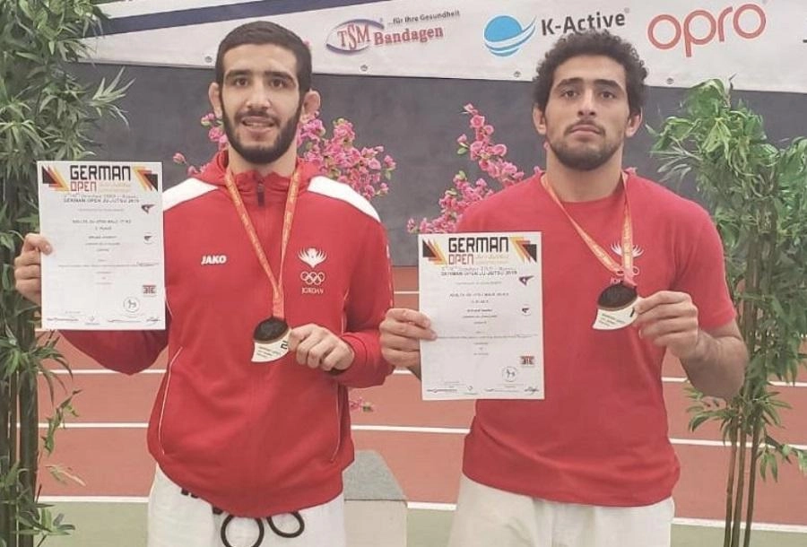 ميداليتان للأردن في بطولة ألمانيا المفتوحة للجوجيتسو