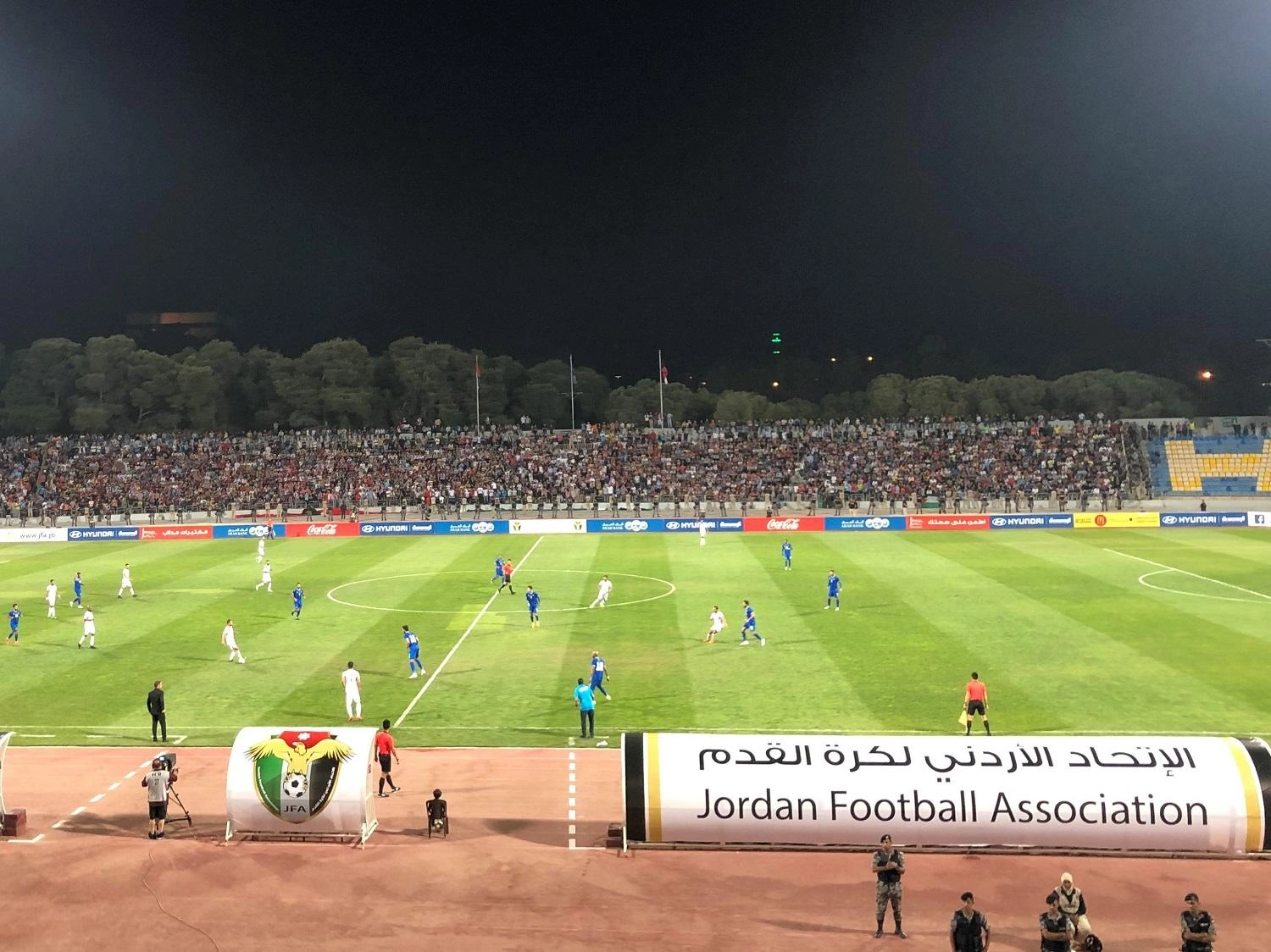 القبض على شخصين أطلقا عبارات مسيئة في مباراة الأردن والكويت