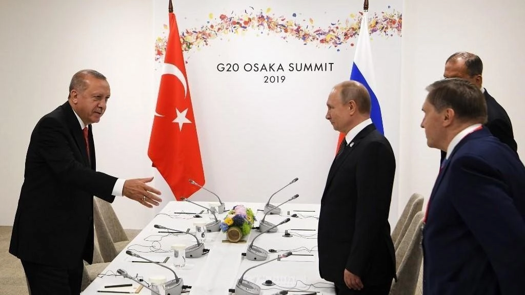 بوتين يبحث مع أردوغان الوضع في سوريا