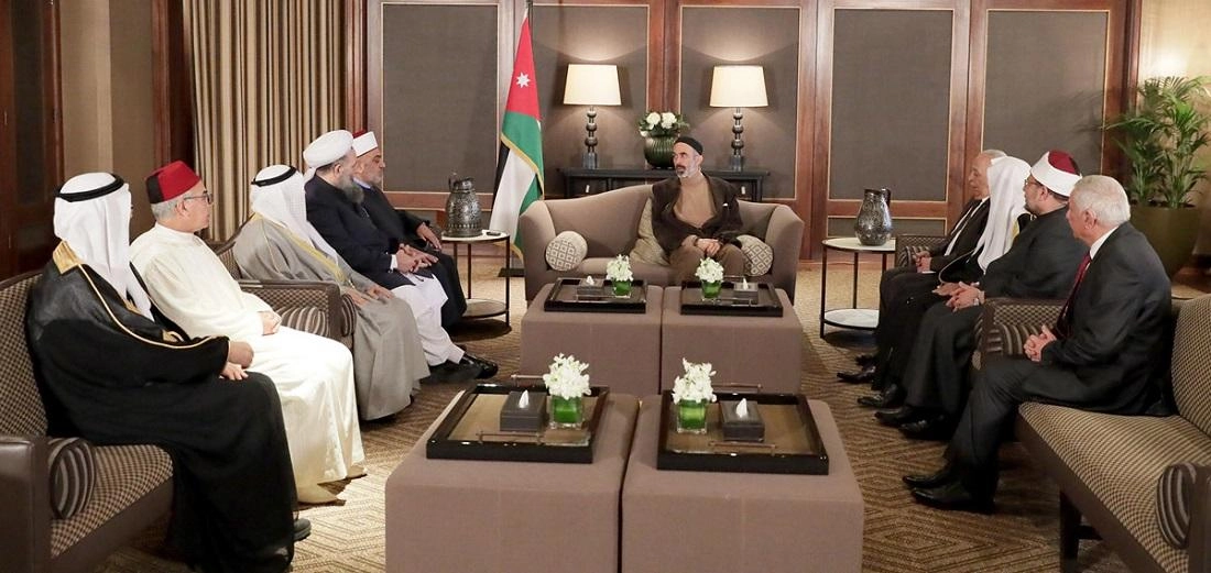الأمير غازي يستقبل رؤساء الوفود في مؤتمر وزراء الأوقاف