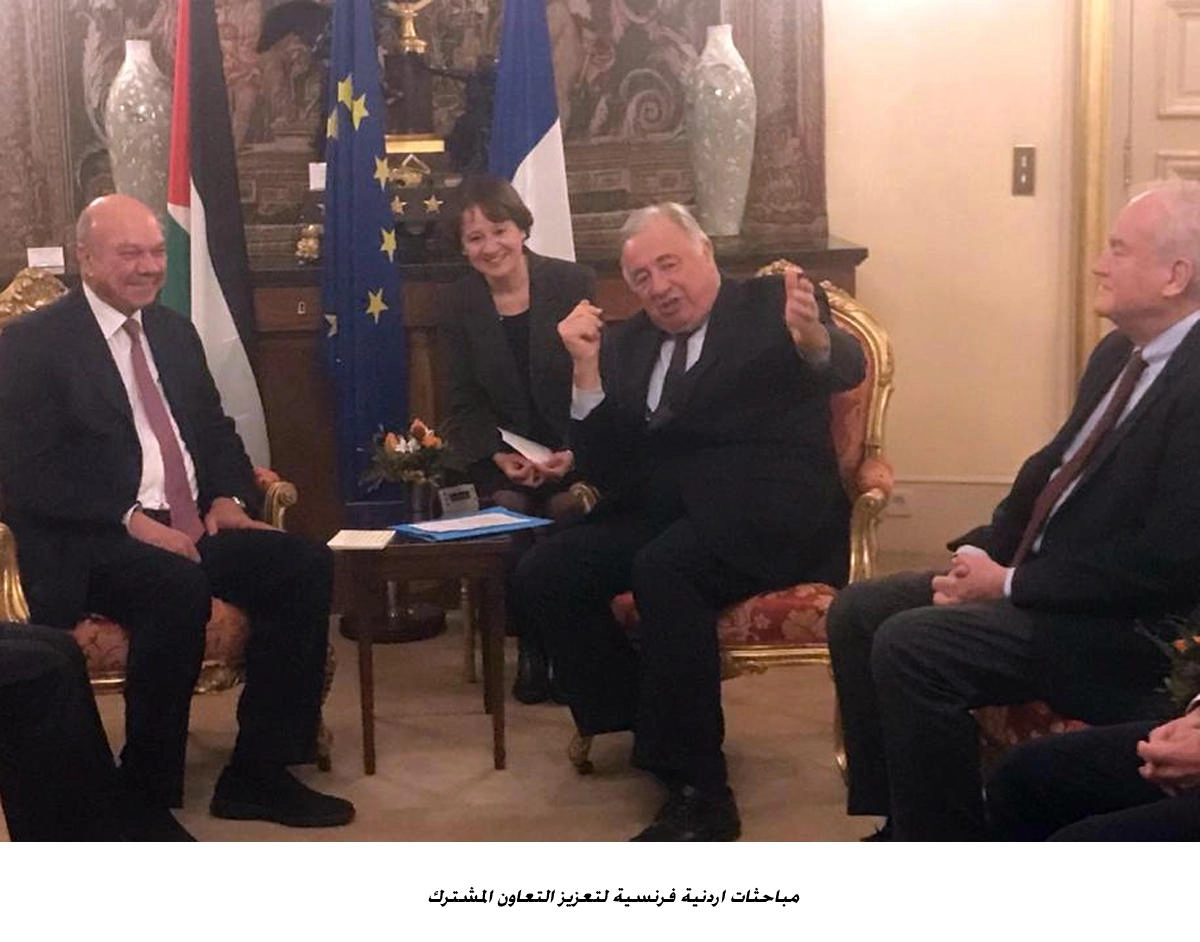 مباحثات أردنية فرنسية لتعزيز التعاون