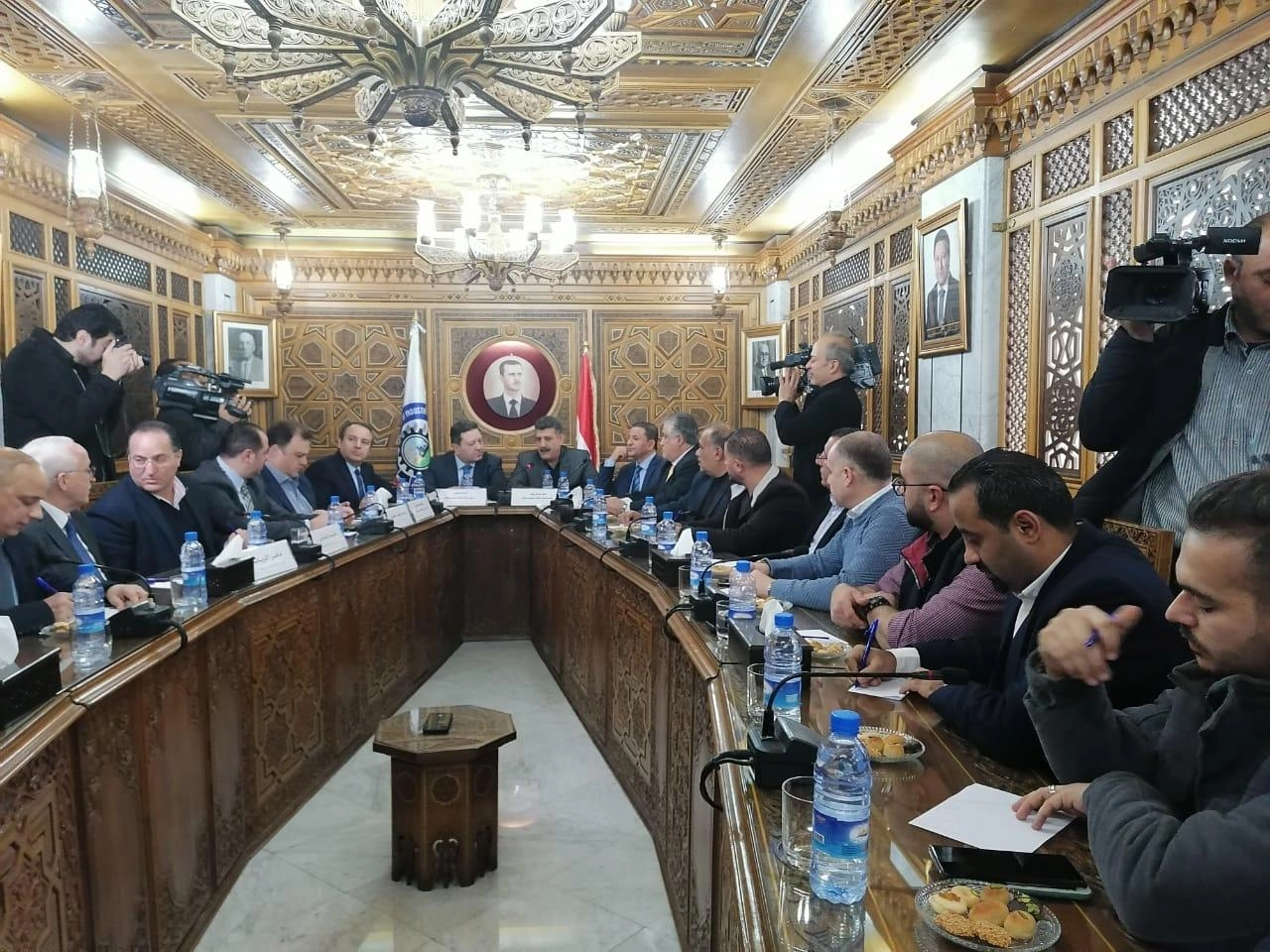 بحث معوقات تبادل تجاري والترانزيت بين الأردن وسوريا