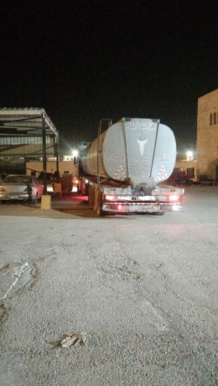 ضبط صهريج نفط محمل بزيبار الزيتون في عمّان