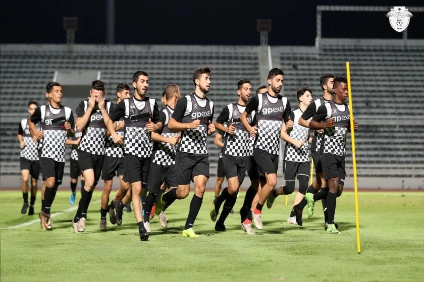 المنتخب الأولمبي يجري تمرينه الأخير استعدادا لمواجهة فيتنام