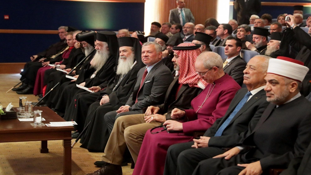 الملك يلتقي رؤساء الكنائس في الأردن والقدس وشخصيات مسيحية