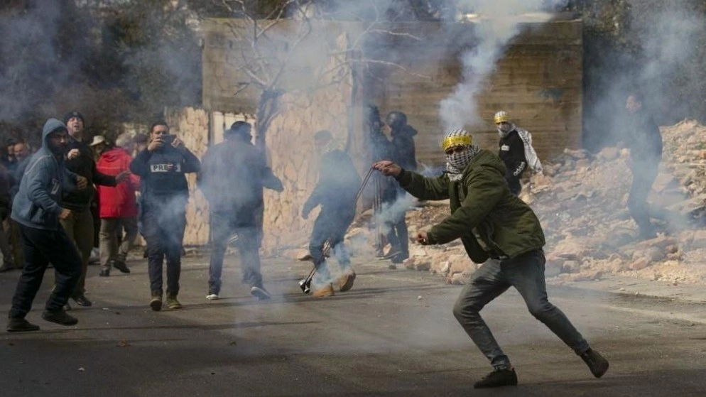 إصابة 22 فلسطينيا خلال تظاهرات ضد خطة ترامب