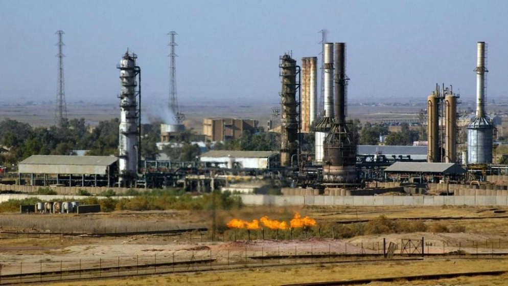 حريق في مصفاة حمص إثر انفجار ضاغط غاز