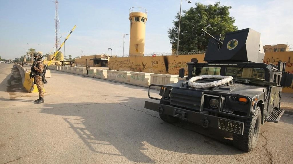 سقوط صواريخ قرب السفارة الأميركية في بغداد