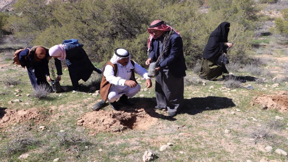 محمية ضانا تحتفل بيوم الشجرة