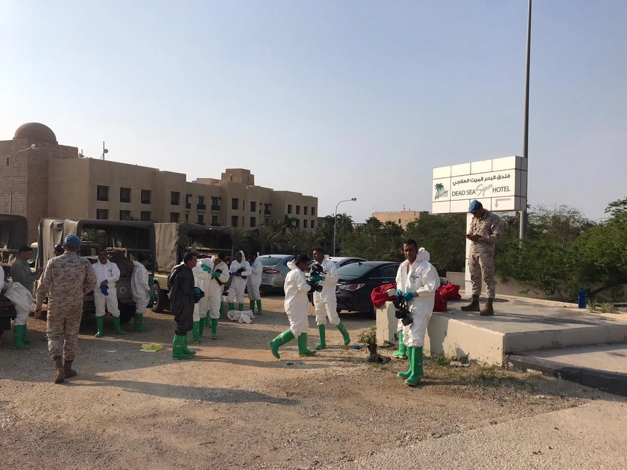 إجراءات أمنية في محيط فنادق في البحر الميت