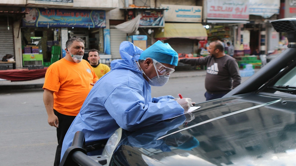  جمع 400 عينة فحص للفيروس في إربد في يوم واحد