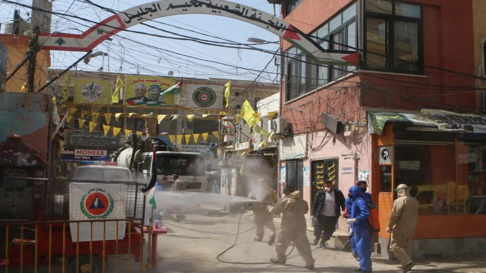 5 إصابات بالفيروس في مخيم للاجئين الفلسطينيين في لبنان