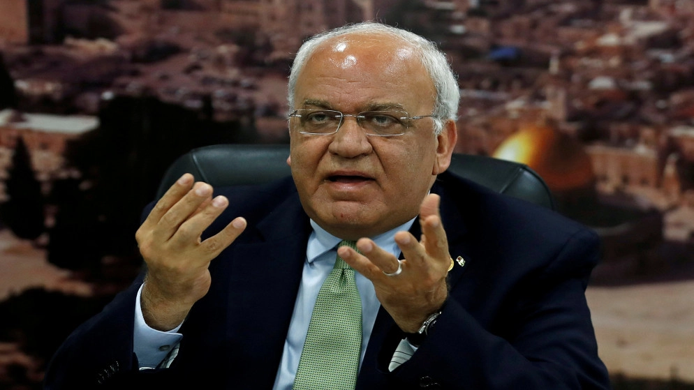 صائب عريقات موصول بجهاز رئة خارجي في مستشفى هداسا عين كارم