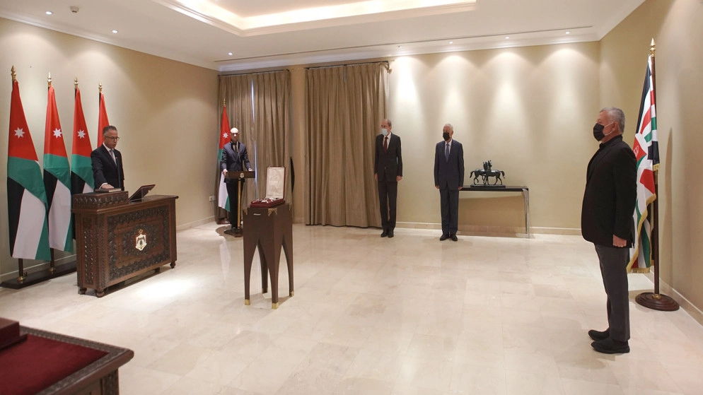 سفراء الأردن لدى روسيا وبلجيكا والسودان يؤدون اليمين القانونية أمام الملك