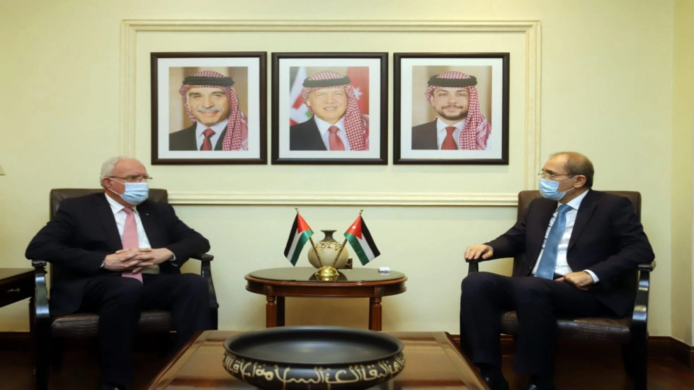الأردن وفلسطين يشددان على ضرورة وقف إسرائيل جميع إجراءاتها اللاشرعية