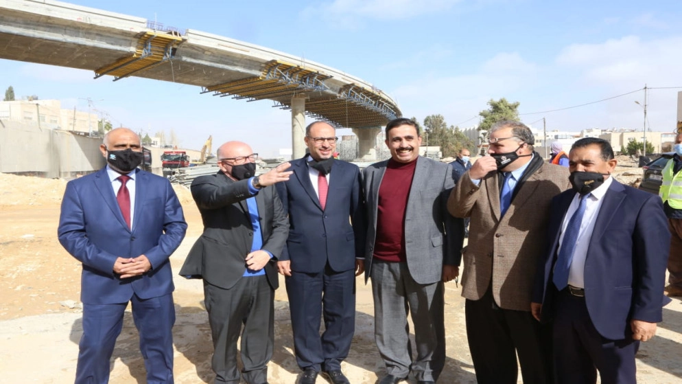 %76 نسبة إنجاز مشروع تقاطع مرج الحمام