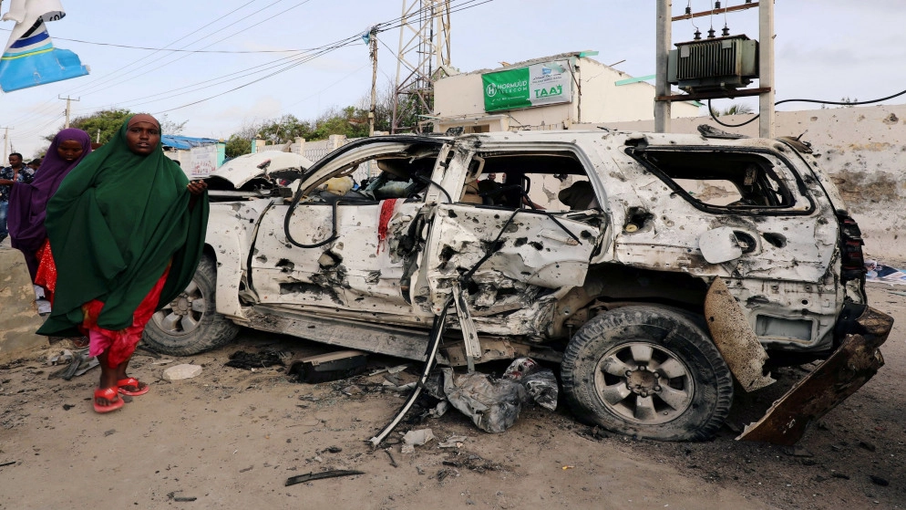 مقتل أكثر من 16 شخصا في هجوم انتحاري في وسط الصومال