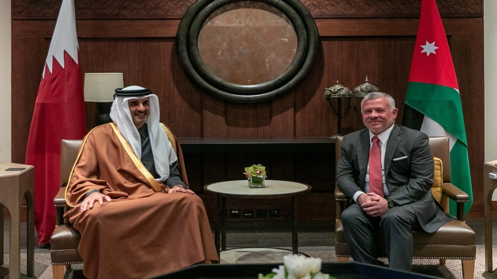 الملك يتبادل التهاني مع أمير قطر بمناسبة قرب عيد الفطر