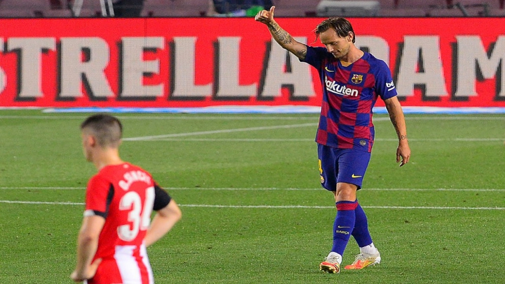 برشلونة يغلب بيلباو ويتصدر مؤقتأ