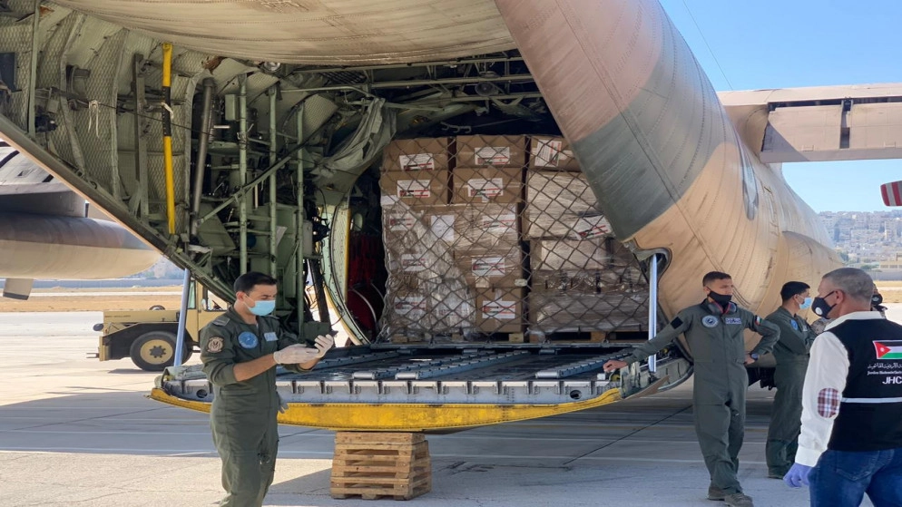 وصول أولى طائرات الإغاثة الأردنية إلى لبنان