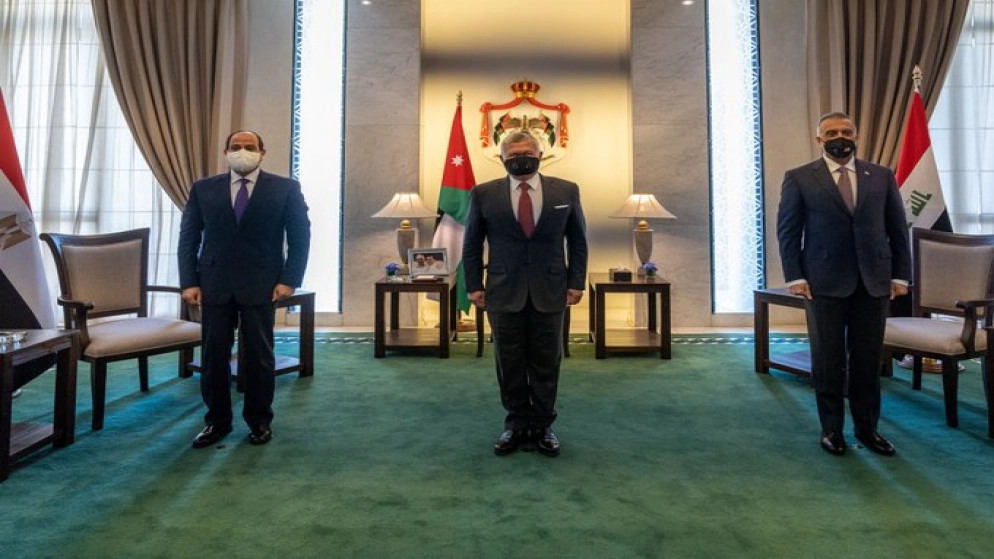 الملك: اللقاء الأردني المصري العراقي نموذج للتصدي للأزمات